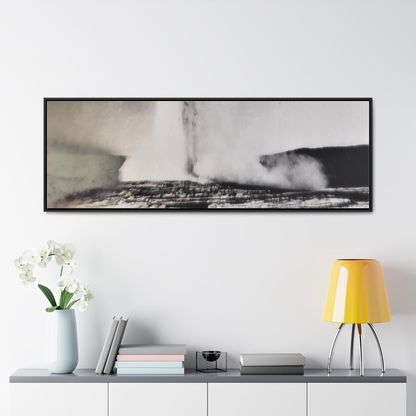 Old Faithful Geyser Yellowstone Gallery Canvas Wraps, Horizontal Frame