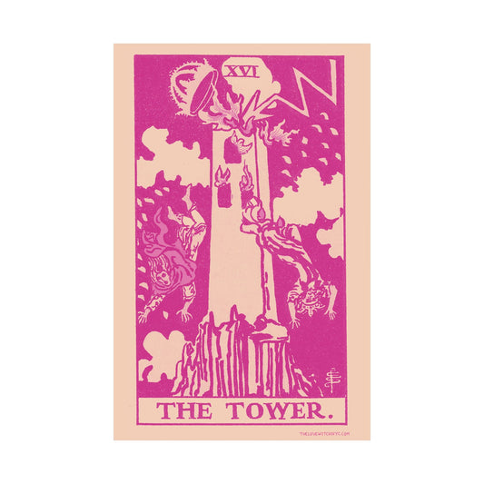 The Tower Tarot Card Poster by The Love Witch - 11" x 17" Matte - Poster
