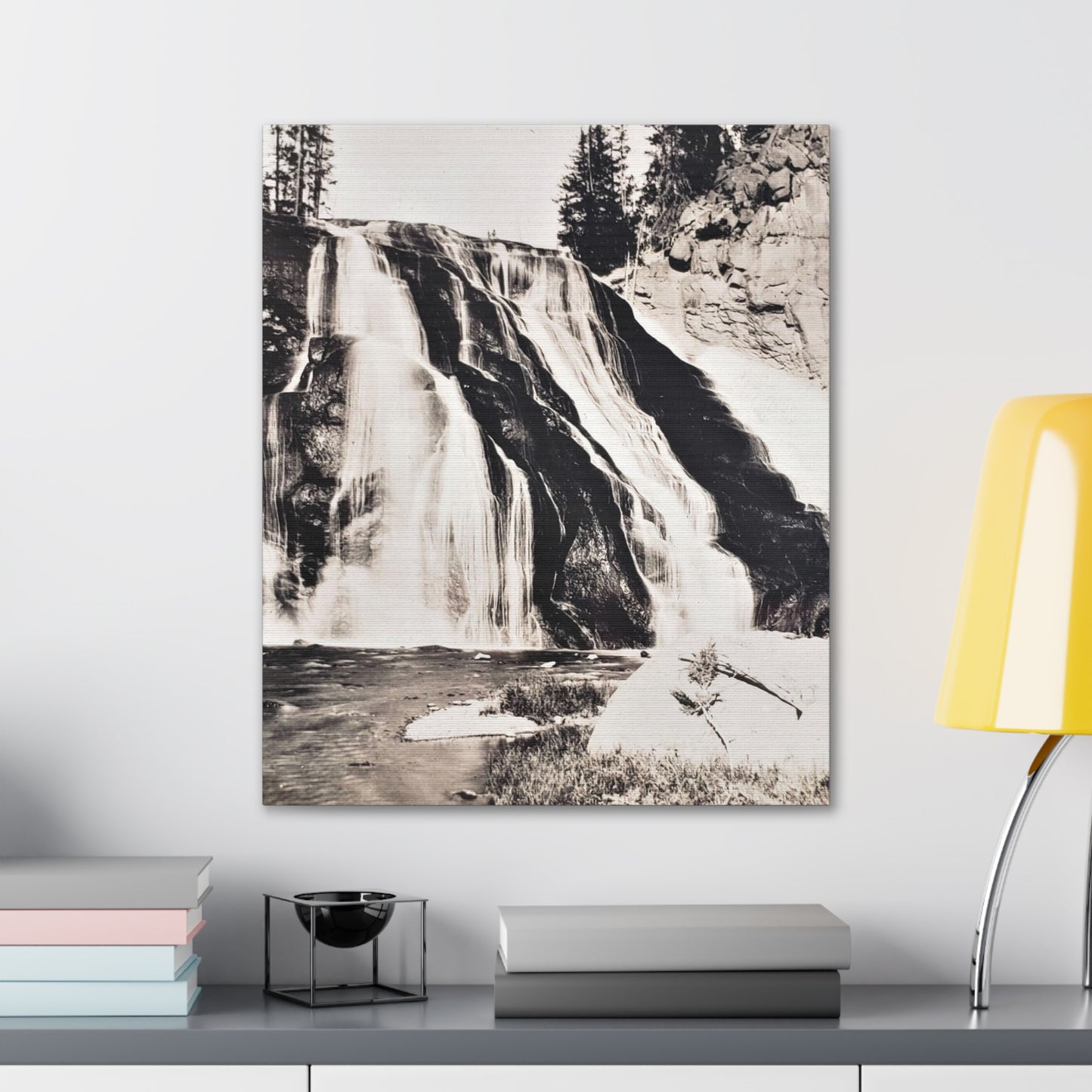 Gibbon Falls Yellowstone Canvas Gallery Wraps