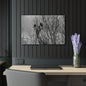 Black & White Buzzards in Winter Trees French Cleat Hanging - 30″ x 20″ (Horizontal) 0.25'' - Home Decor