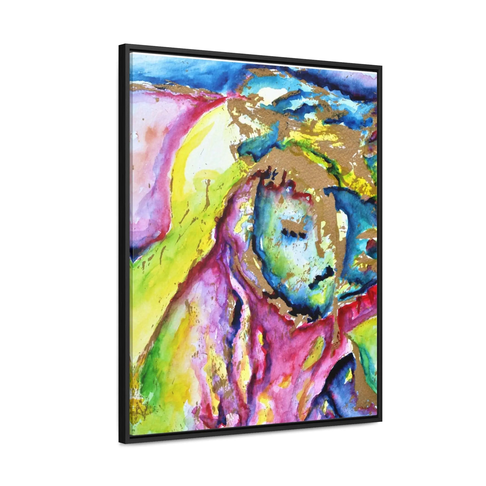 Mothers Face Gallery Canvas Wraps, Vertical Frame