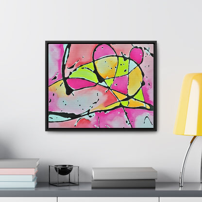 Pink Mouse Gallery Canvas Wraps Horizontal Frame 20″ x 16″ Black 1.25"