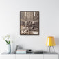 Rockefeller Plaza Gallery Canvas Wraps Vertical Frame 24″ x 30″ Premium Gallery Wraps (1.25″) Walnut