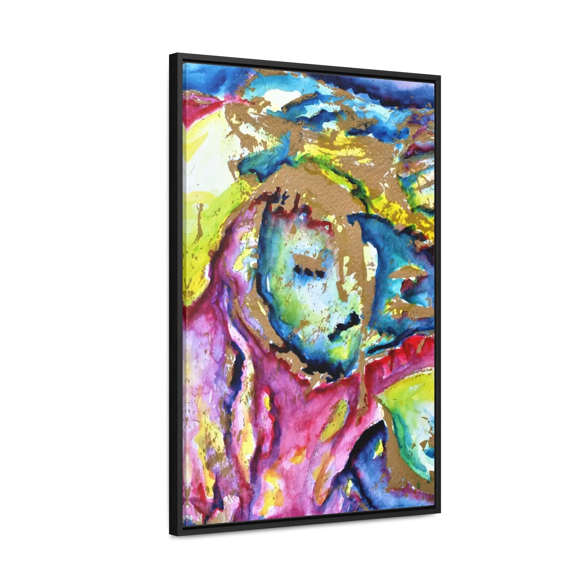 Mothers Face Gallery Canvas Wraps, Vertical Frame