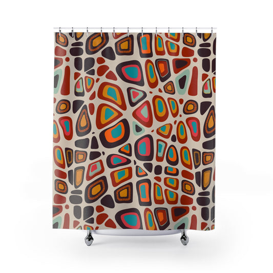 Boho Colorful Shower Curtain - Kia Day Design