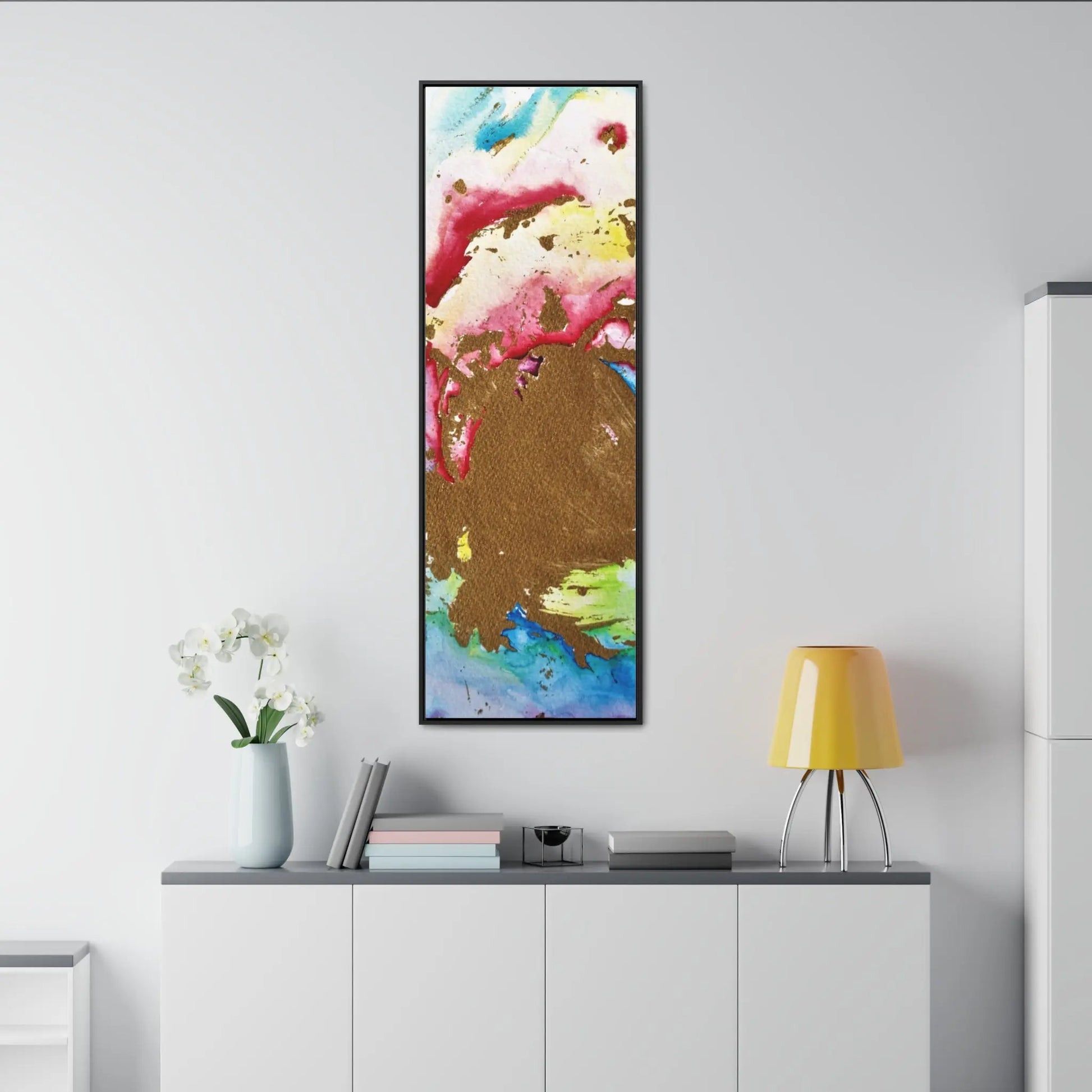 Through The Vapor Gallery Canvas Wraps, Vertical Frame