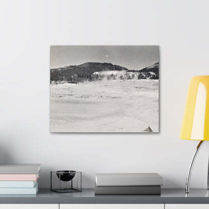 Mammoth Hot Springs Yellowstone Canvas Gallery Wraps 20″ x 16″ 1.25"