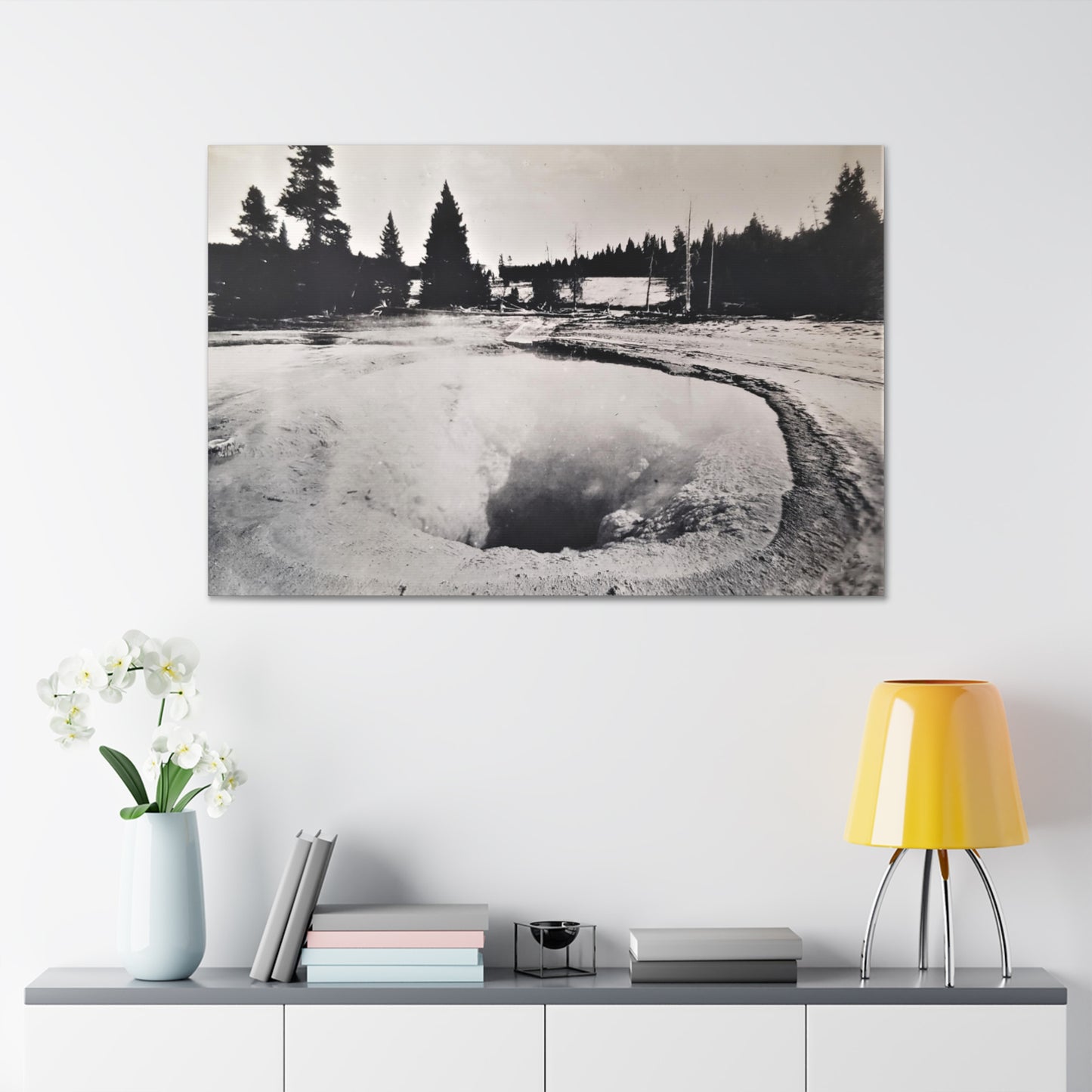 Morning Glory Pool Yellowstone Canvas Gallery Wraps