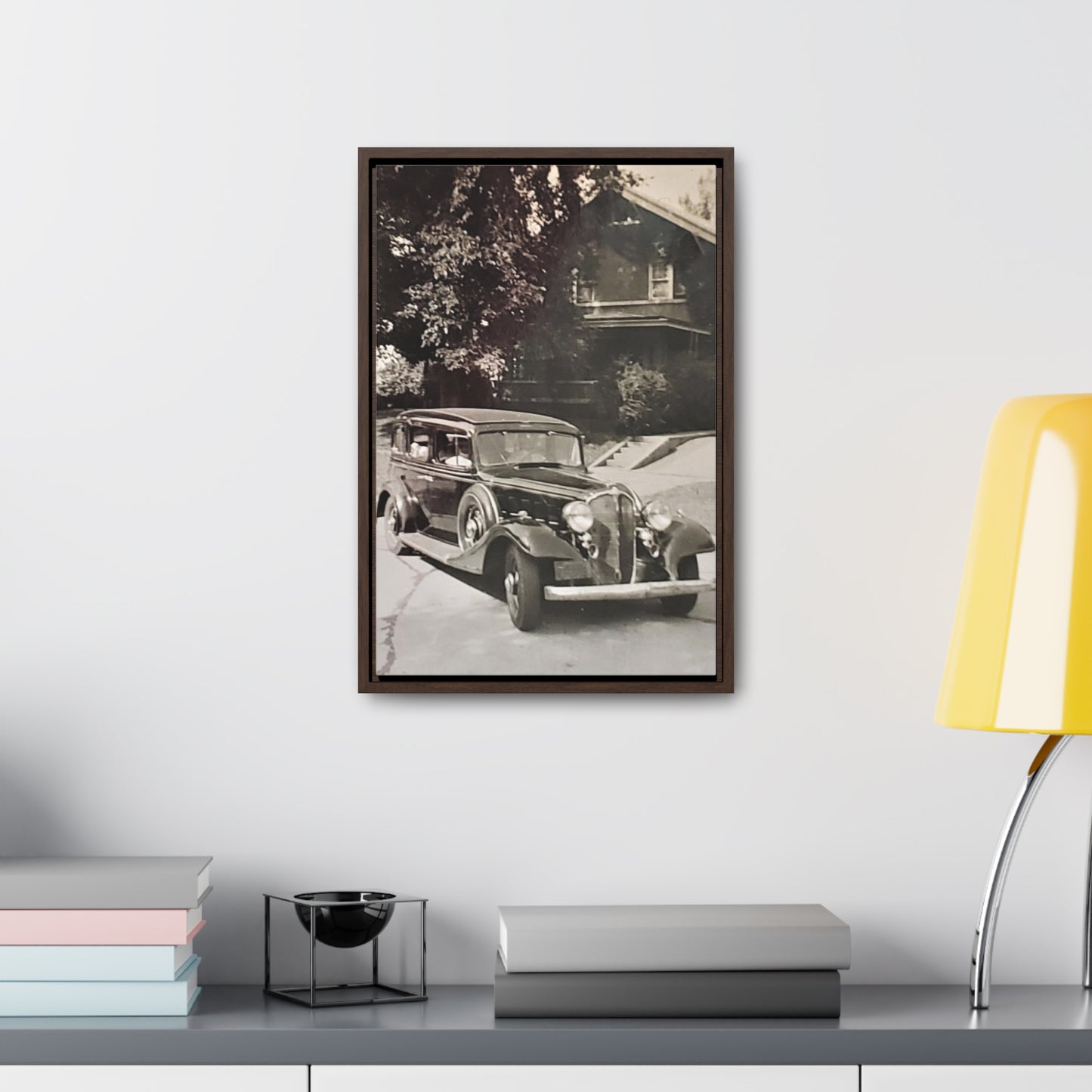 Classic Car Gallery Canvas Wraps, Vertical Frame