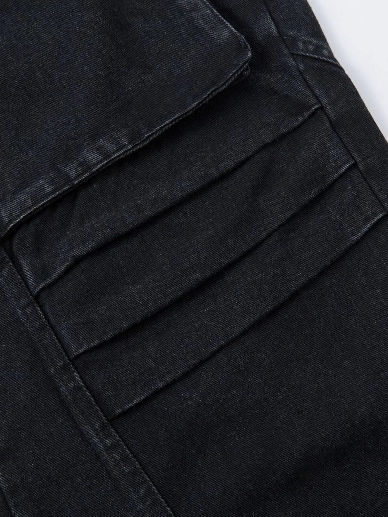 Men's Wide Leg Jeans - -