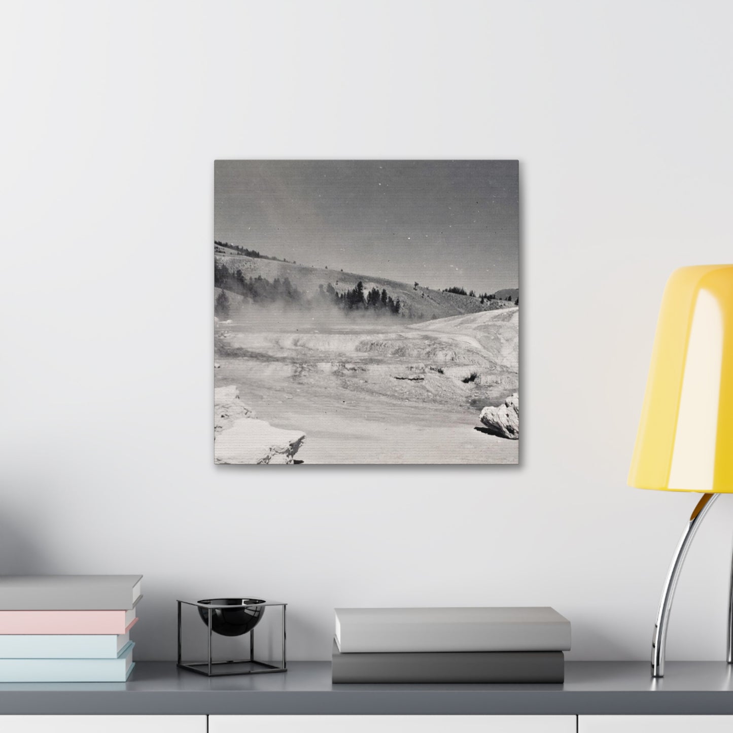 Mammoth Hot Springs Canvas Gallery Wraps