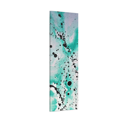 Teal Burst Canvas Gallery Wraps