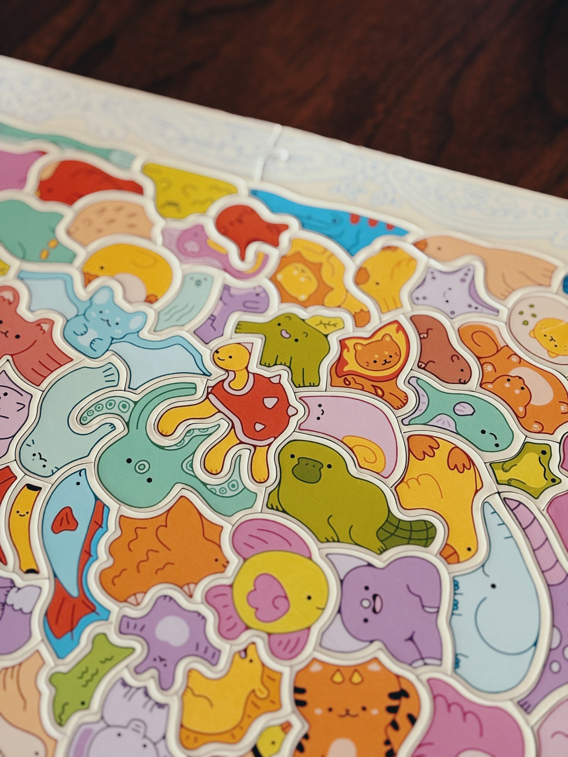 Kawaii Creatures Cute Cluster Puzzle (signed) - -
