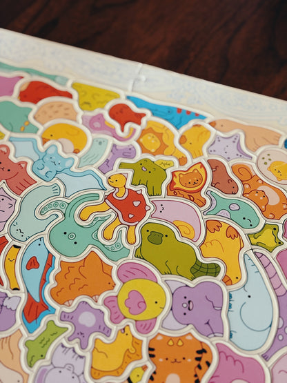 Kawaii Creatures Cute Cluster Puzzle (signed) - -
