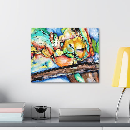 Owl In Flight Canvas Gallery Wraps