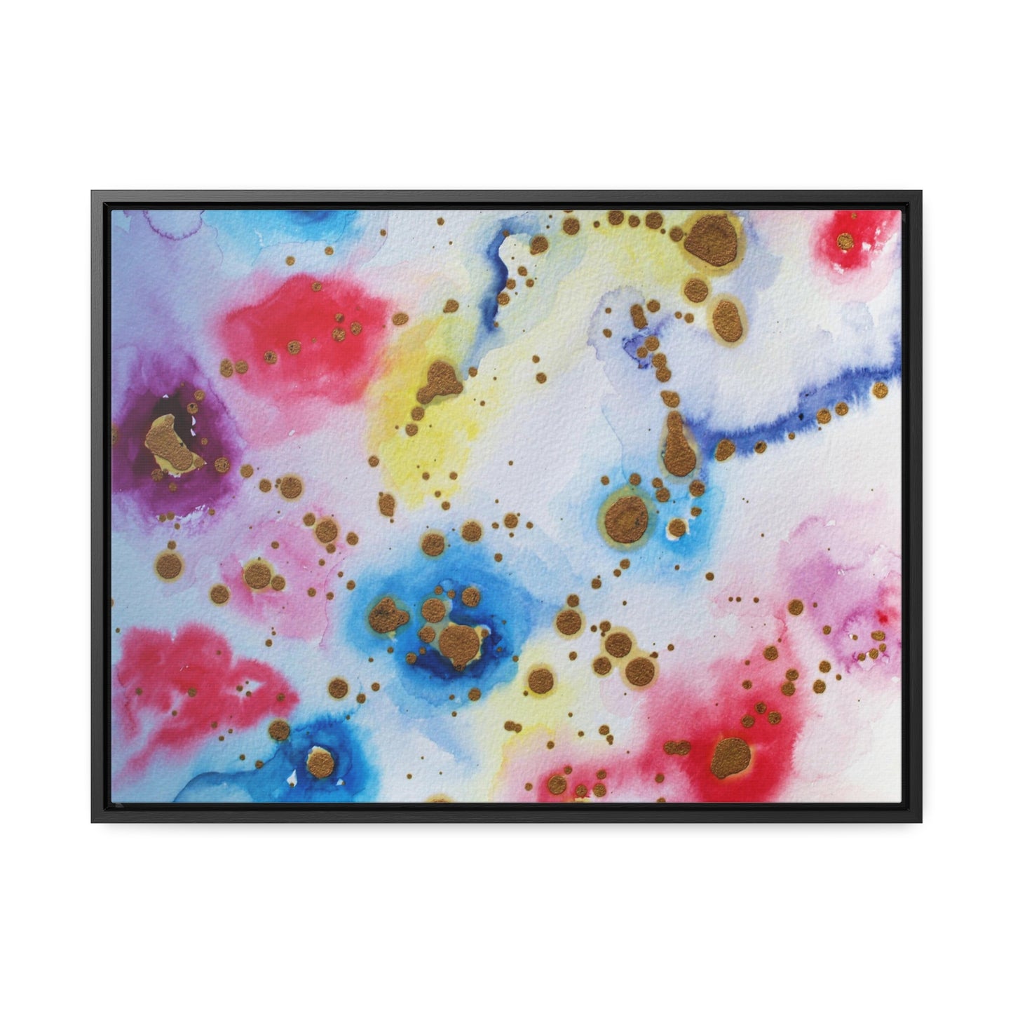 Purple Swirl Gallery Canvas Wraps, Horizontal Frame