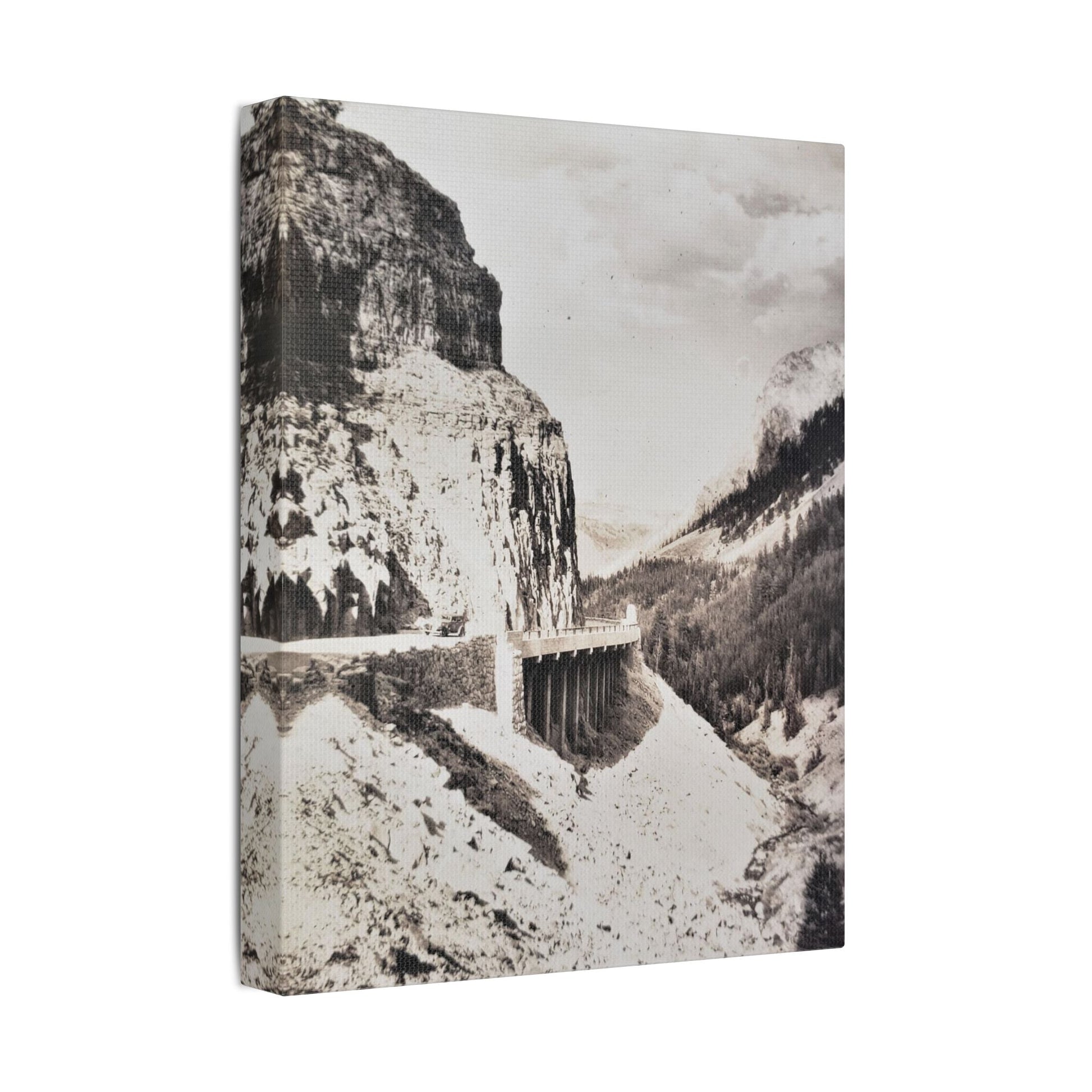 Golden Gate Canyon Colorado Satin Canvas Stretched