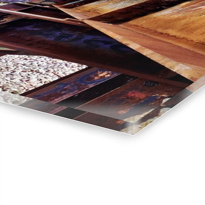 Urban Rust Photography Acrylic Print — Graffiti Underpass Wall Art French Cleat Hanging - - Home Decor