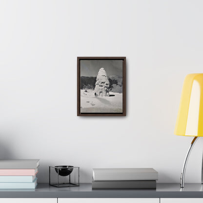 Liberty Cap Yellowstone Gallery Canvas Wraps Vertical Frame 8″ x 10″ 1.25" Walnut