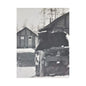 Yellowstone Bear Satin Canvas Stretched 12″ x 16″ (Vertical) 1.5"