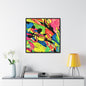 Exploding Earth Gallery Canvas Wraps Square Frame 30″ x 30″ 1.25"