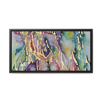 Purple Rain Gallery Canvas Wraps, Horizontal Frame 20″ x 10″ Premium Gallery Wraps (1.25″)