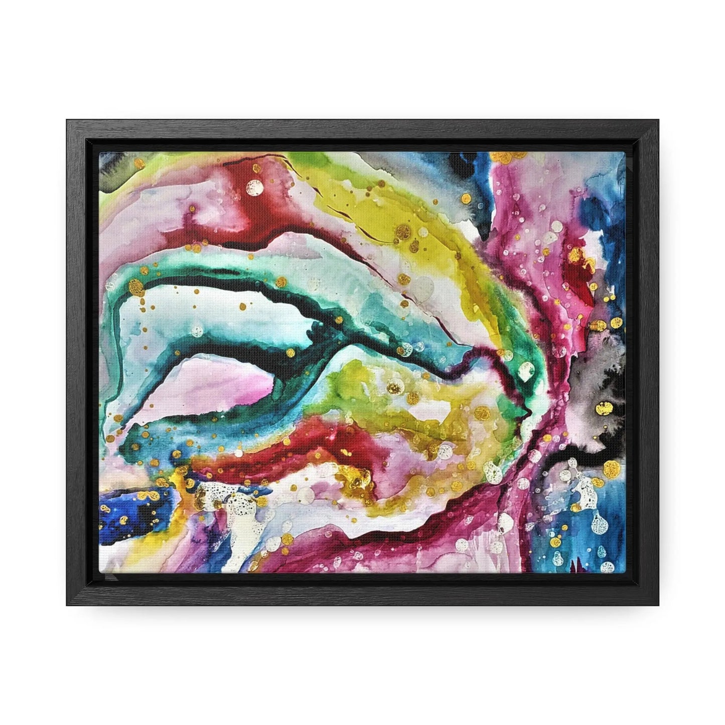 Cosmic Face Gallery Canvas Wraps, Horizontal Frame 10″ x 8″ Premium Gallery Wraps (1.25″)