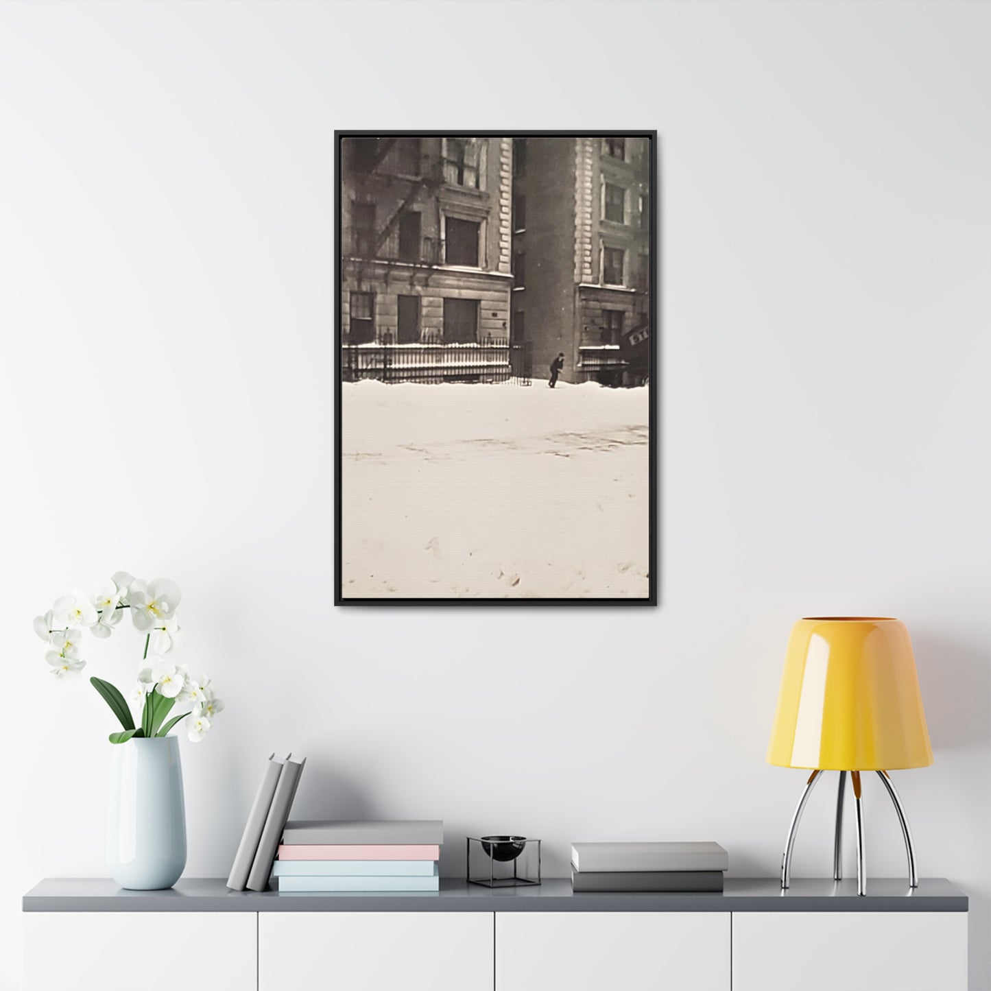 430 W. 119th St. New York Gallery Canvas Wraps, Vertical Frame