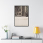 430 W 119th St New York Gallery Canvas Wraps Vertical Frame 24″ x 36″ Premium Gallery Wraps (1.25″) Black white