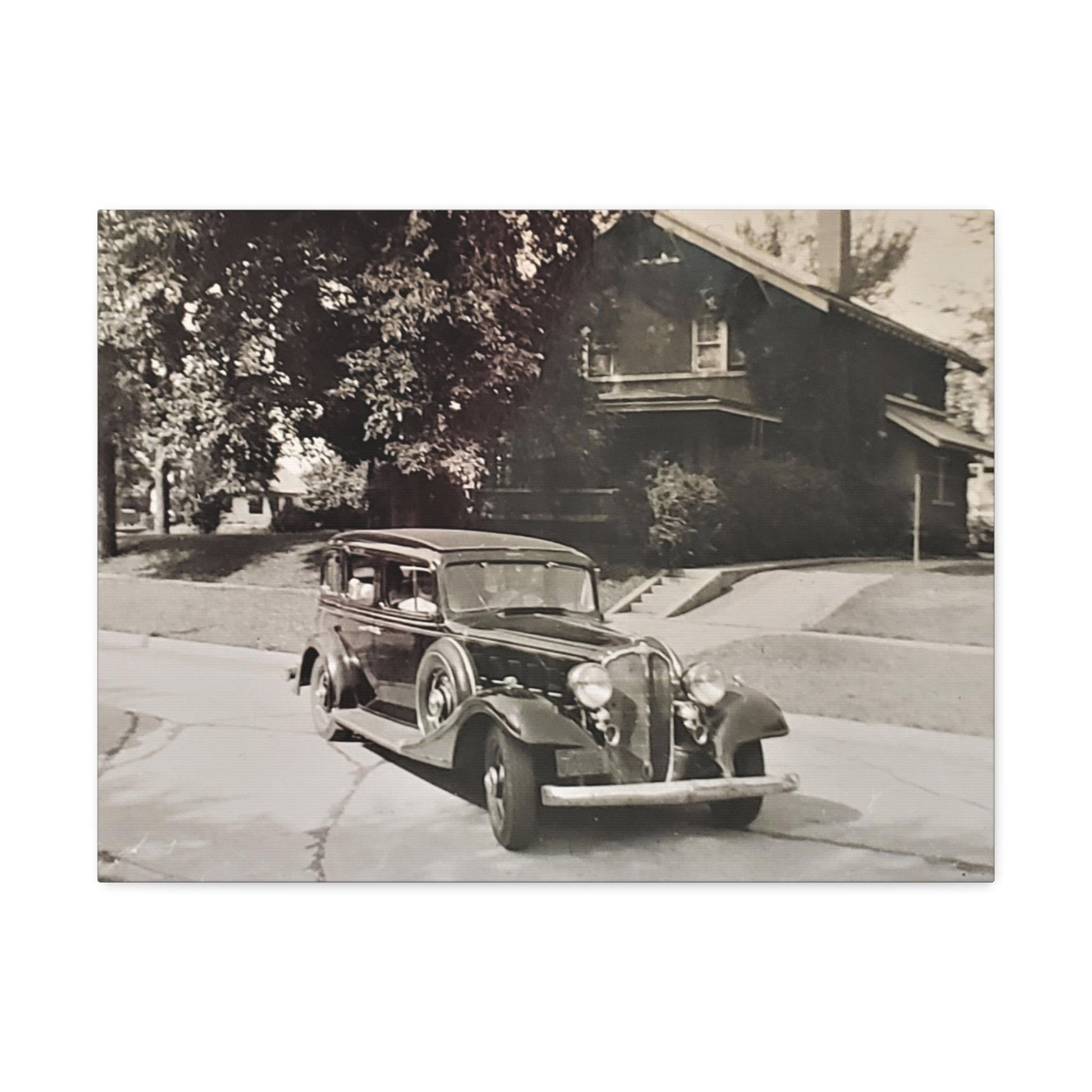 Classic Car Stretched Canvas