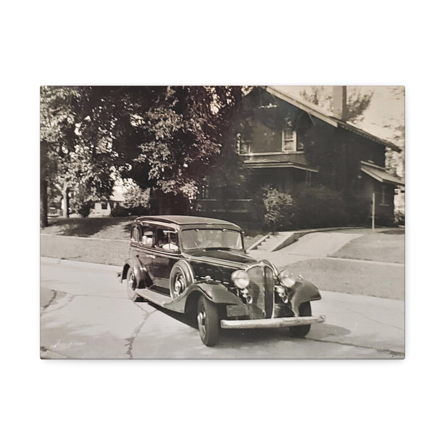 Classic Car Stretched Canvas