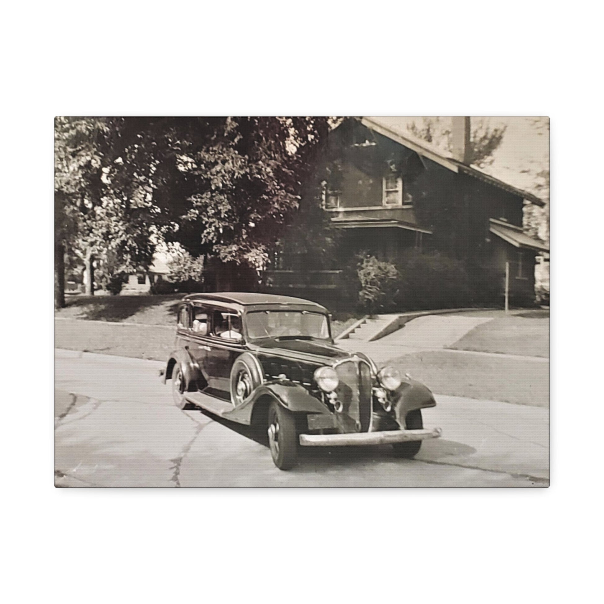 Classic Car Stretched Canvas
