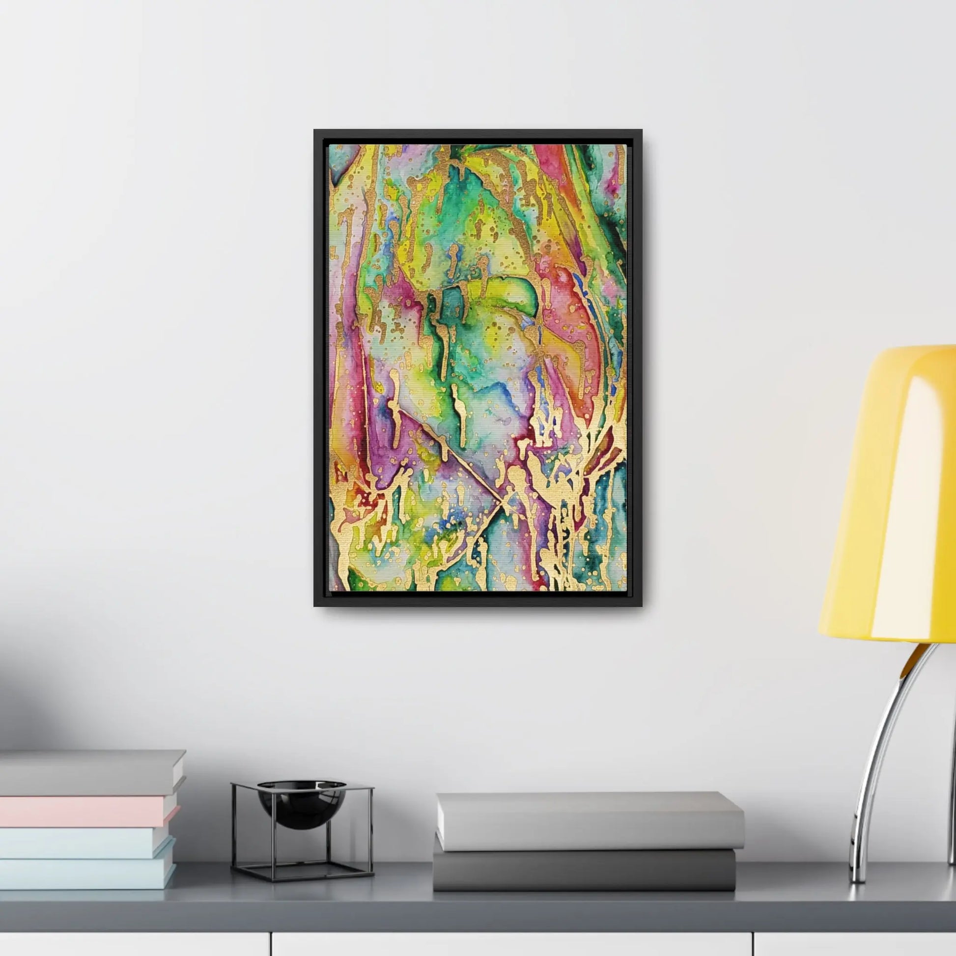 Acid Face Gallery Canvas Wraps, Vertical Frame