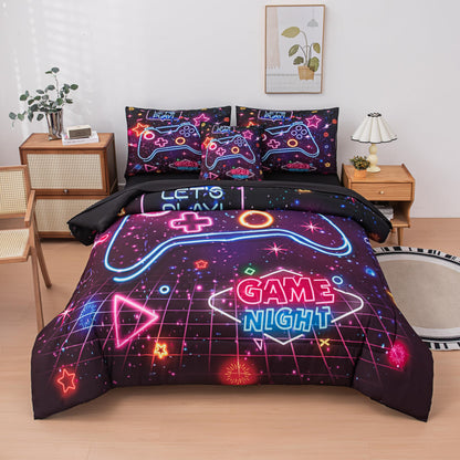 Game On Twin Comforter and Sheet Set - 6pc - Gamepad 12 Twin-6pcs - comforter