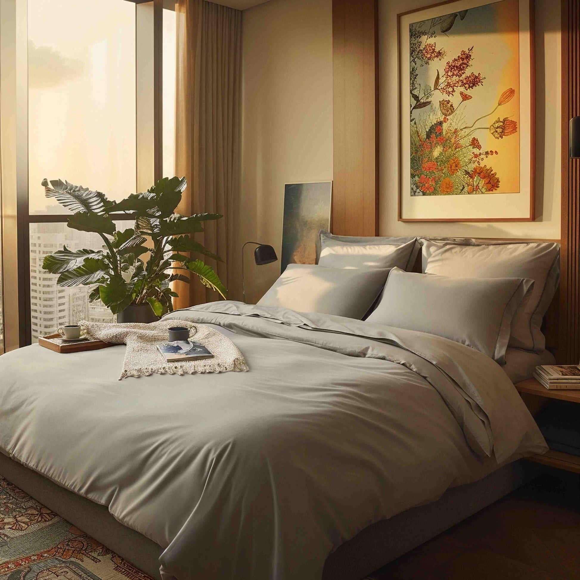Luxe Australian Sateen Duvet Cover - - Home - Bed