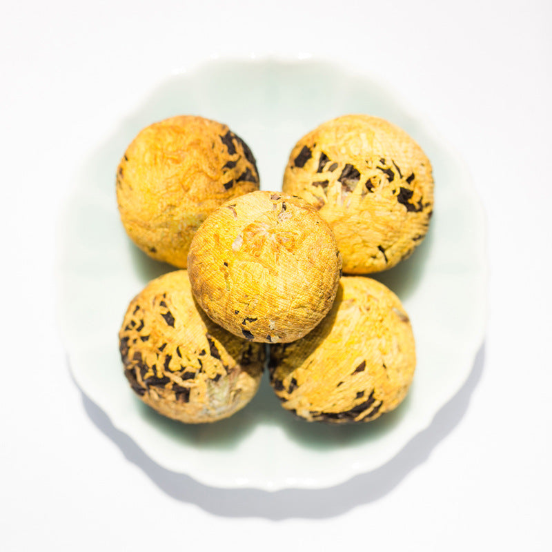 Yunnan Pu-erh Black Tea Loose Leaf (Bulk) – Earthy Chinese Black Tea - Yellow Chrysanthemum Black Tea - Bulk Tea