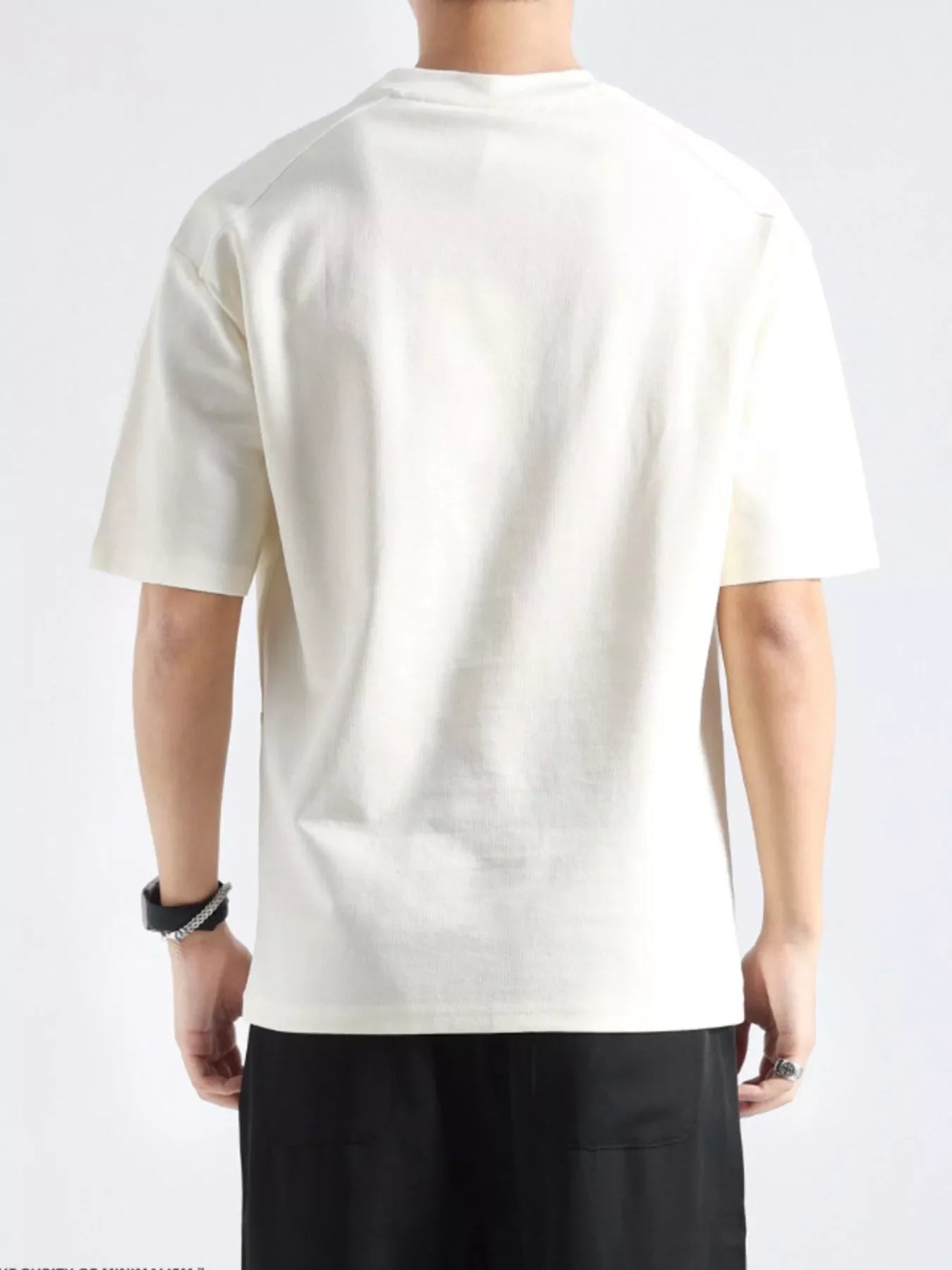 Men's Plus Size Casual Short Sleeve T-Shirt - -