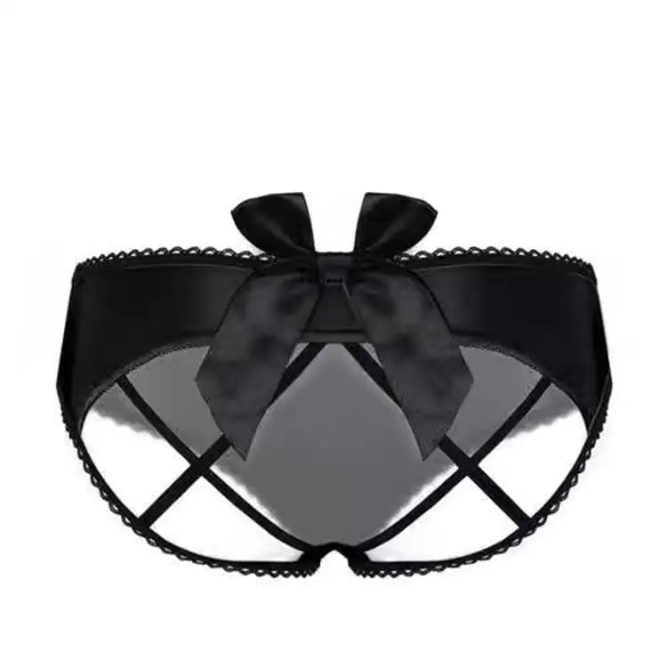 Low Waist Cotton Briefs for Ladies with Bow - Kia Day Design