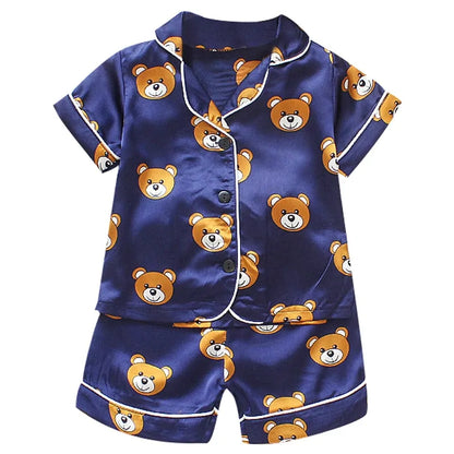 Childrens Pajamas Set Baby Suit Multicolored Extra Large 4T 65