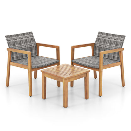 3 Pieces Patio Furniture Set  with Chair- DirectDeals- {{Product type}}