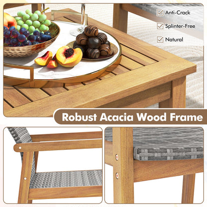 3 Pieces Patio Furniture Set  with Chair- DirectDeals- {{Product type}}