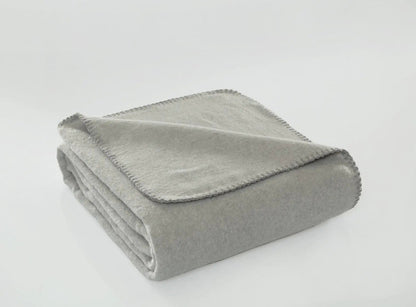 Aksu Brighton Collection Cotton TV Blanket 130x170, Gray Kia Day Design