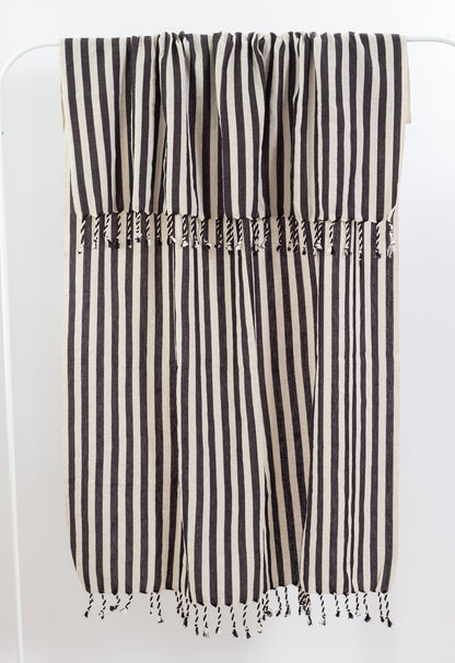 Zebra Cotton Linen Towel - - Towels