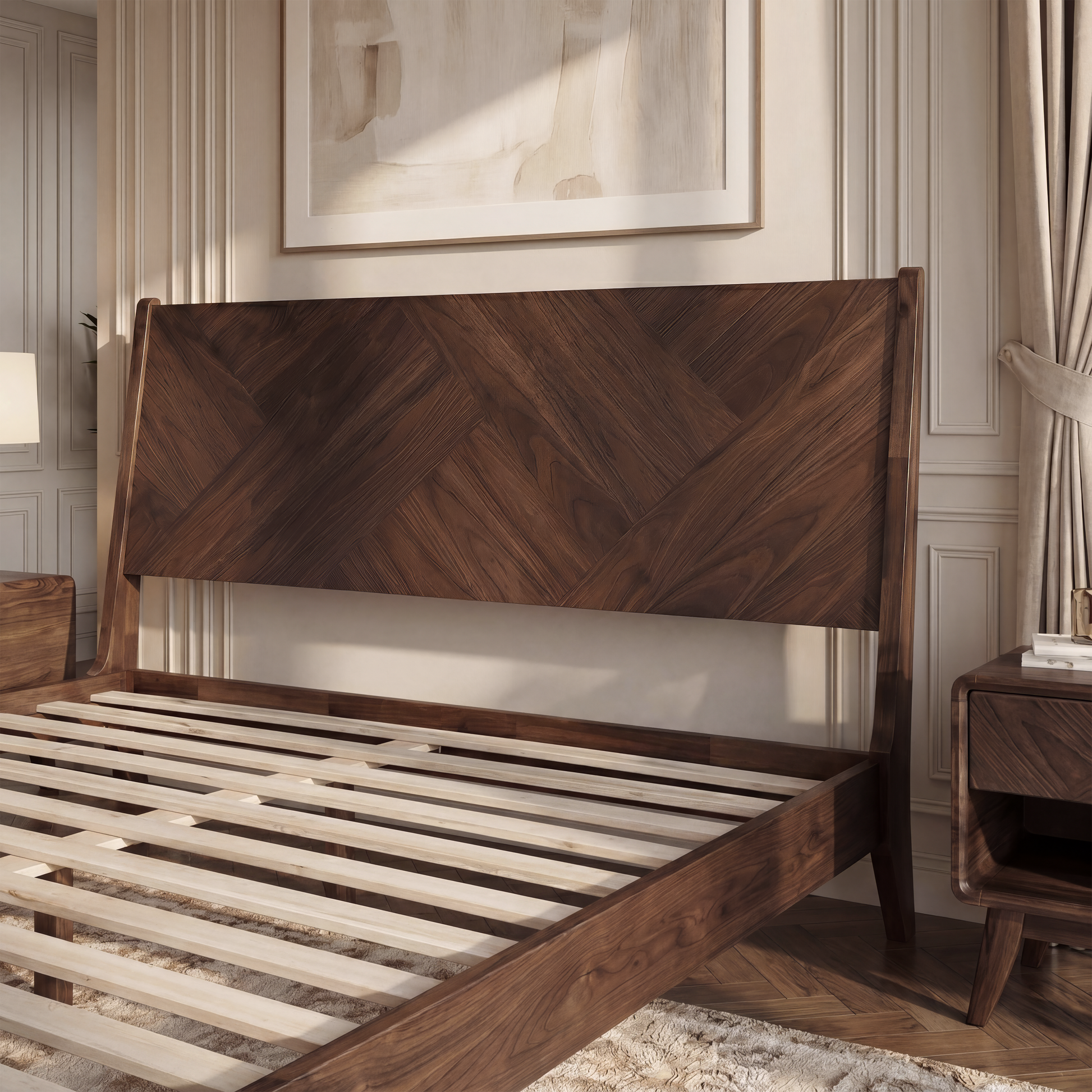 Gazelle Platform Bed Frame - - Bed Frame