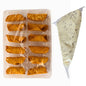 Italian Mini Cannoli Recipe DIY Kit - 12 Mini Cannoli Shells and 1 Bag of Cannoli Cream -