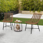 3 Piece Outdoor Furniture Set with Pet Housefor Patio Yard-Brown- DirectDeals- {{Product type}}