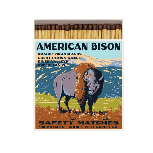 American Bison Cabin Matches - - matches