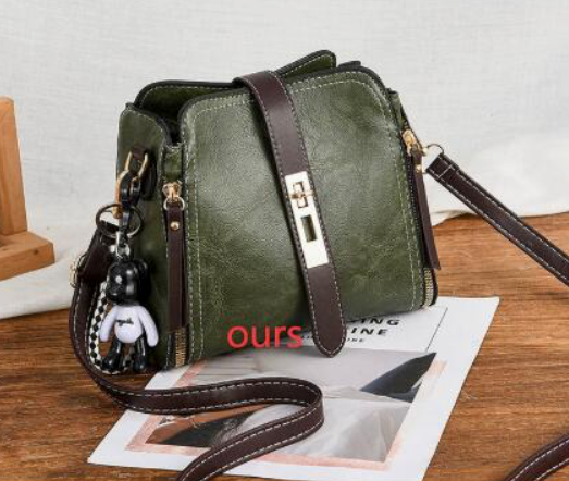 Chic Doctor-Style Handbag - Gray new - handbag