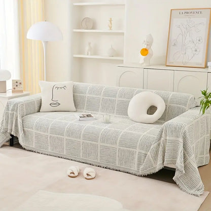 Soft Chenille Washable Cover - - Sofa blanket
