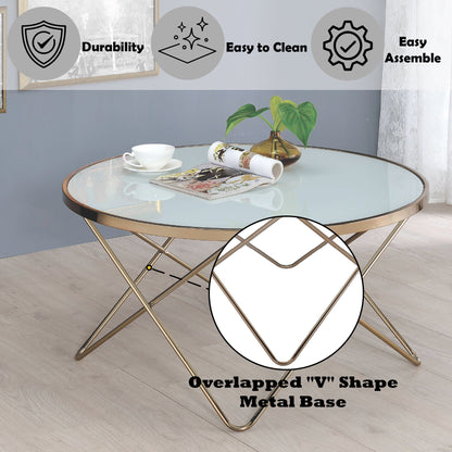 Valora - Glass Coffee Table - - Coffee Tables